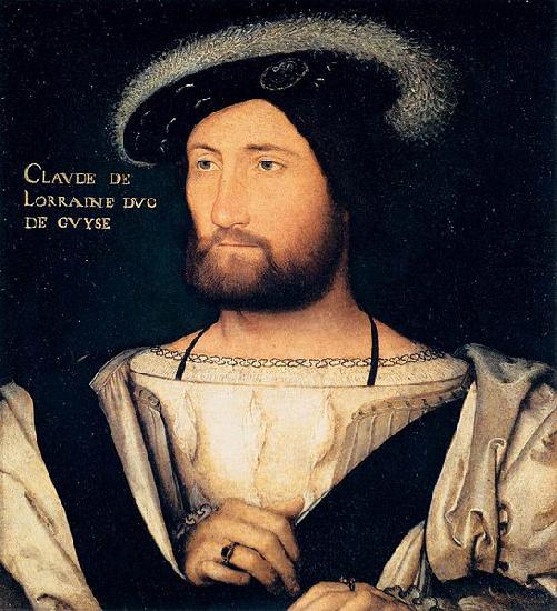 Jean Clouet Portrait of Claude of Lorraine, Duke of Guise oil painting image
